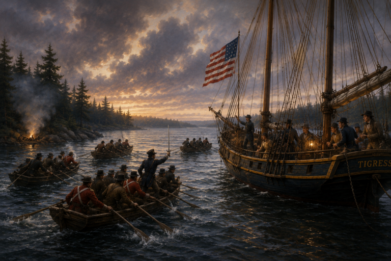 Capture of the Tigress and Scorpion War of 1812  
